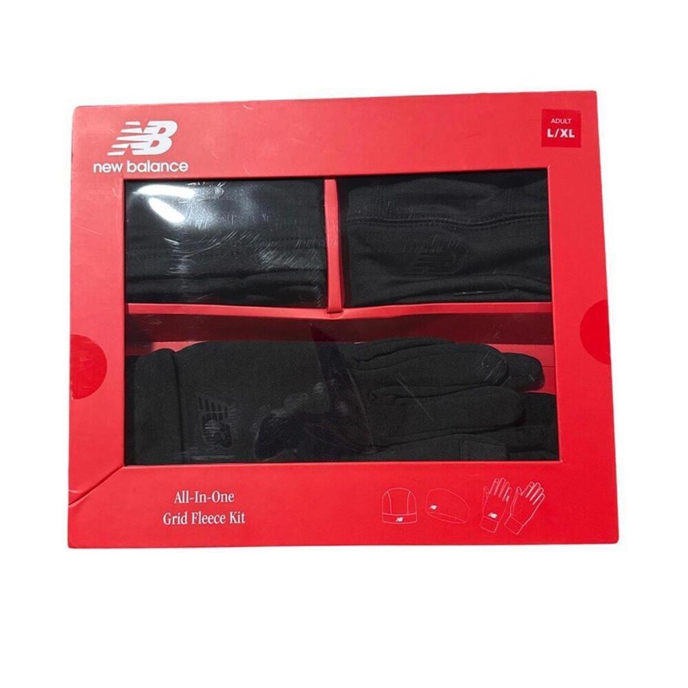 NEW BALANCE ALL-IN-ONE GRID FLEECE KIT NEW Size L/XL  New Black